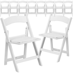 CHILDREN'S WHITE RESIN CHAIR